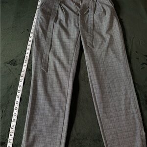 American Eagle Outfitters Women Charcoal Dress Pants